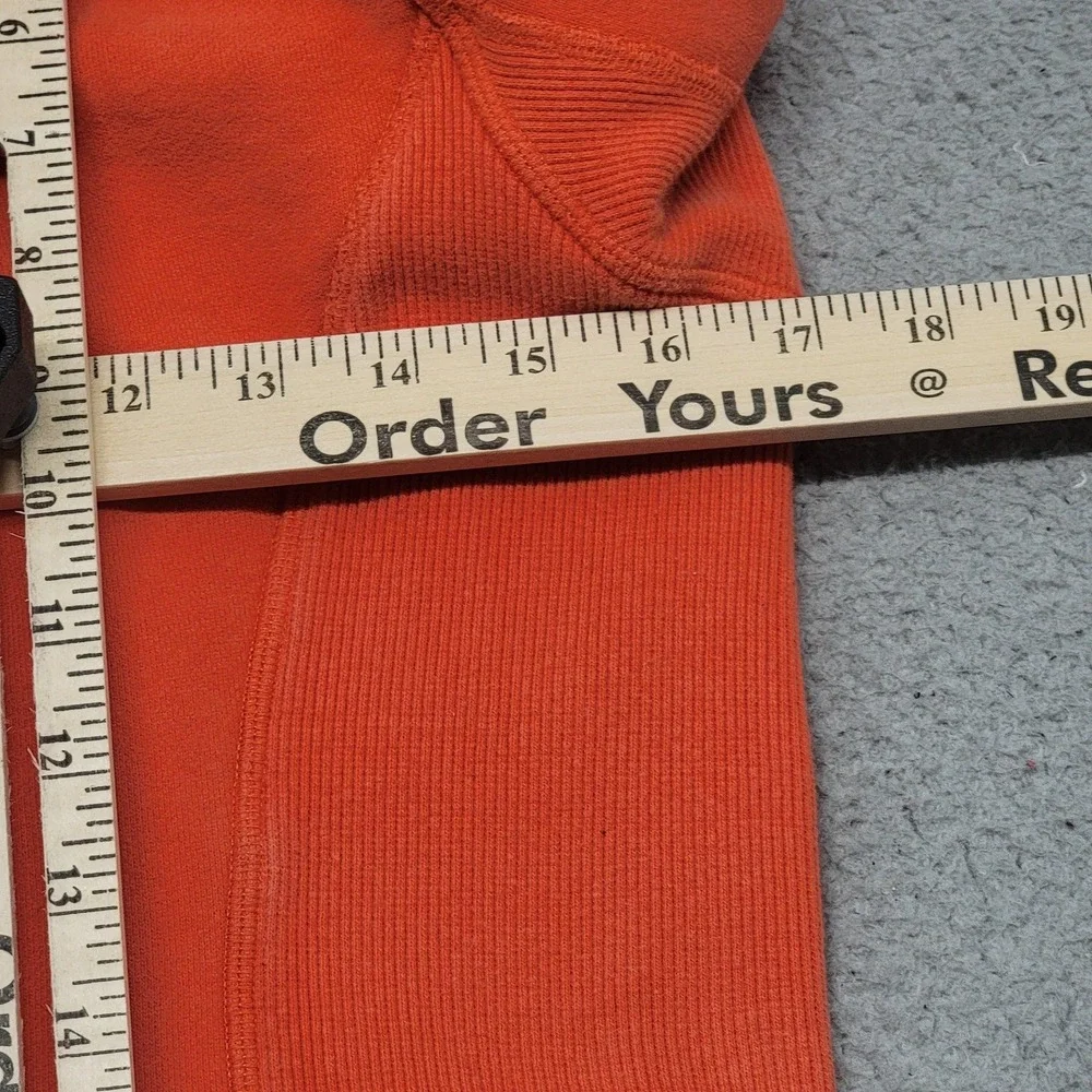 Lululemon Scuba Hoodie Womens Small Orange Full Zip Fleece Slim‎ Fit Sweatshirt